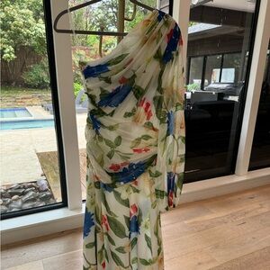 Floral Multicolor Women's Dress